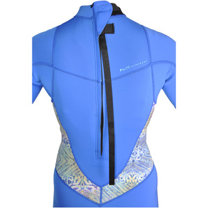 Roxy Womens Syncro Series 2mm Short Sleeve Back Zip Wetsuit SEA BLUE ERJW303001